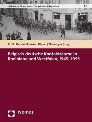 cover image of Belgisch-deutsche Kontakträume in Rheinland und Westfalen, 1945-1995